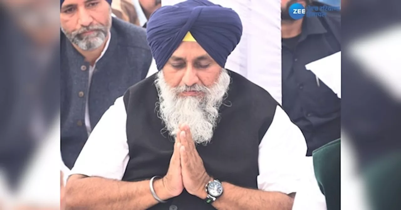 Sukhbir Singh Badal: ਸੁਖਬੀਰ ਸਿੰਘ ਬਾਦਲ ਨੂੰ ਸਿੰਘ ਸਾਹਿਬਾਨਾਂ ਨੇ ਤਨਖਾਹੀਆ ਕਰਾਰ ਦਿੱਤਾ