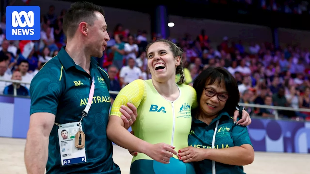 Paralympics 2024: Australia's Amanda Reid claims para cycling gold after Michael Roeger and Madison de Rozario win medals on the track