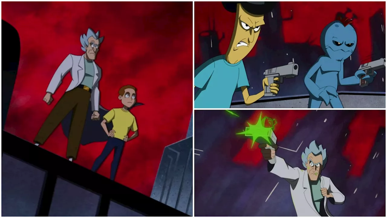 Rick and Morty: Adult Swim Promo Honors Batman: The Animated Series