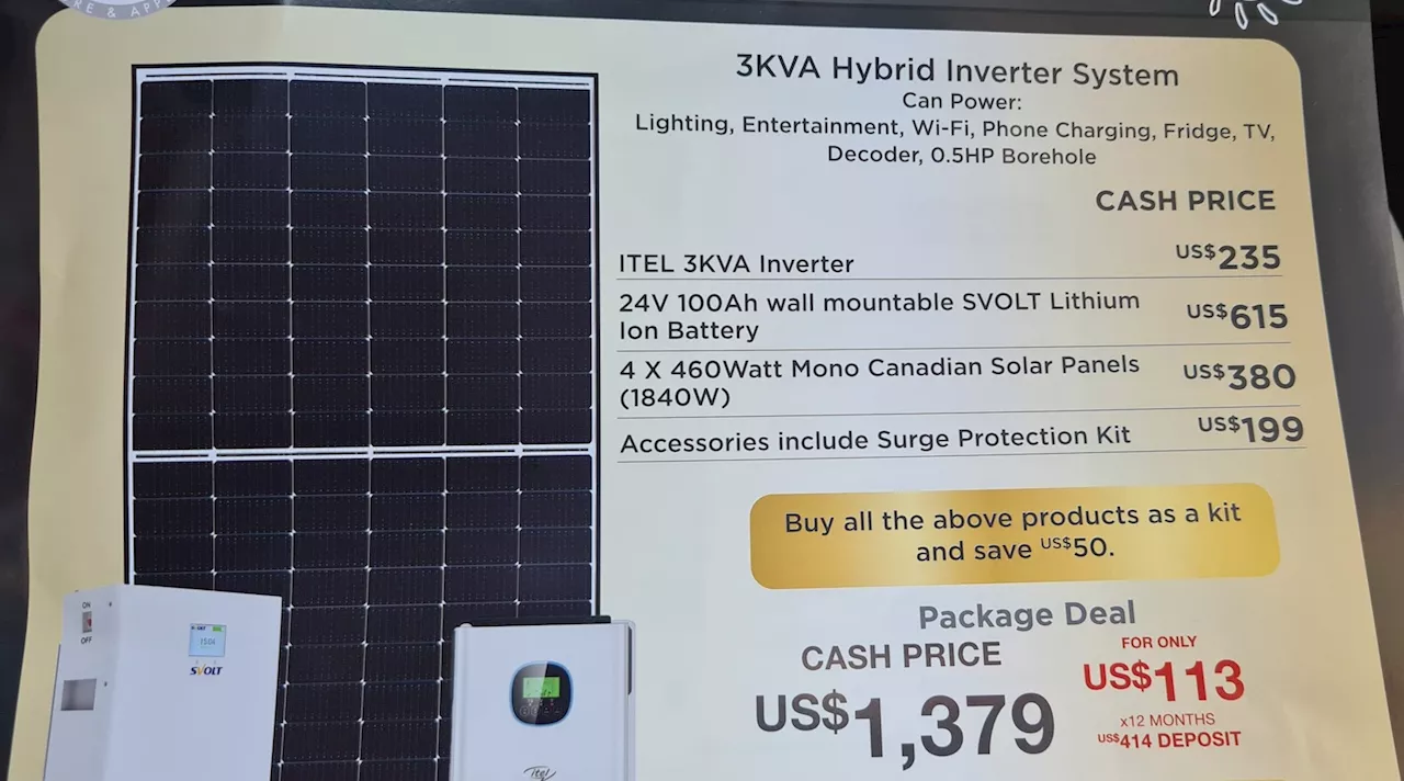 Getting Solar For Your Home In Zimbabwe Now As Easy As Getting A TV!