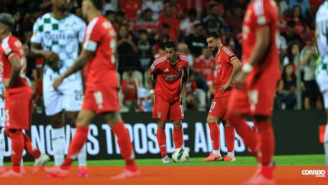 Benfica volta a perder pontos na liga e só evita derrota com penálti nos descontos