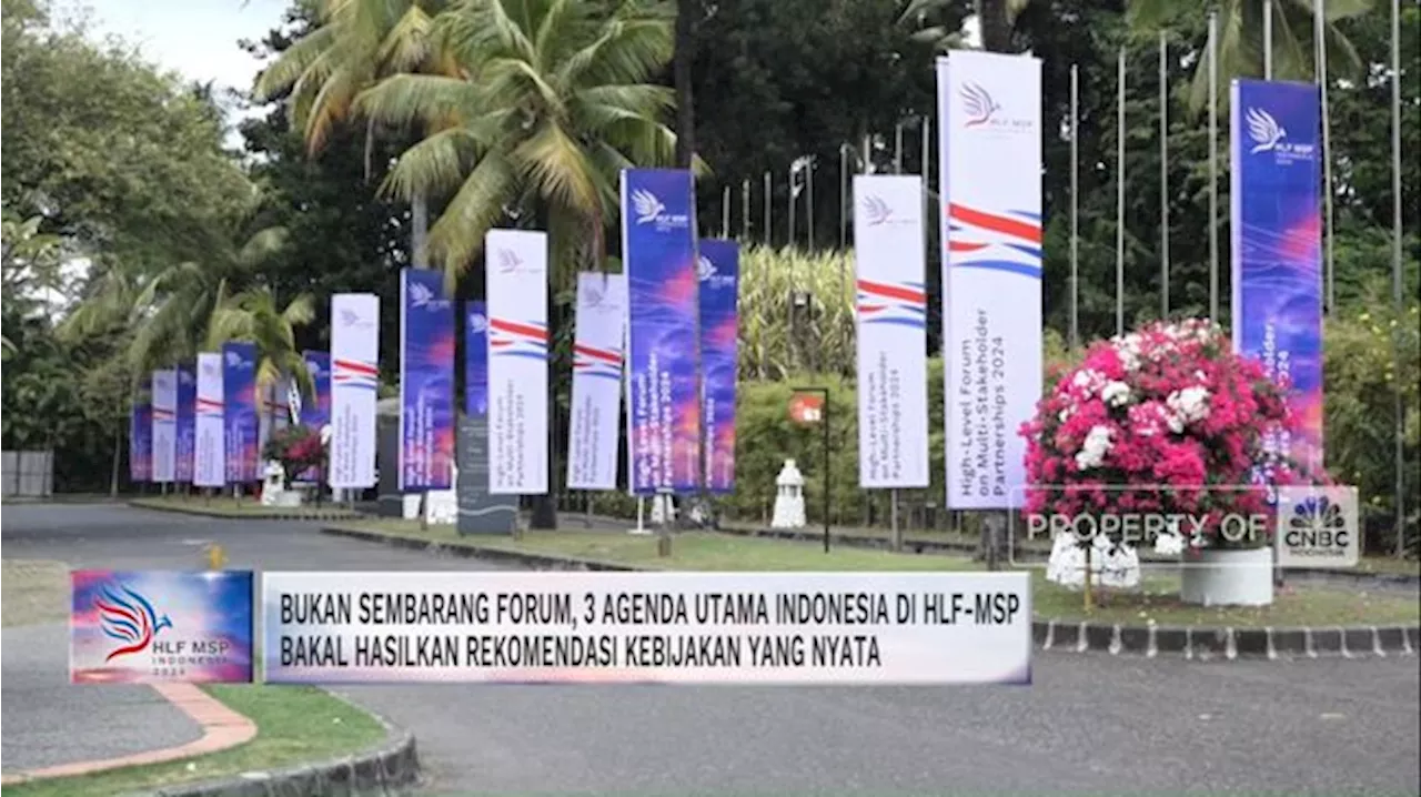 Bukan Sembarang Forum, Ada 3 Agenda Utama Indonesia di HLF-MSP 2024