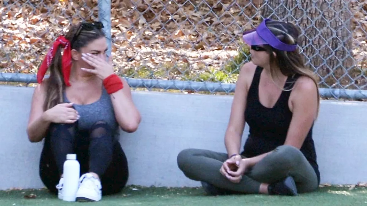 Brittany Cartwright wipes away tears while reuniting with ex Jax Taylor for the first time since...