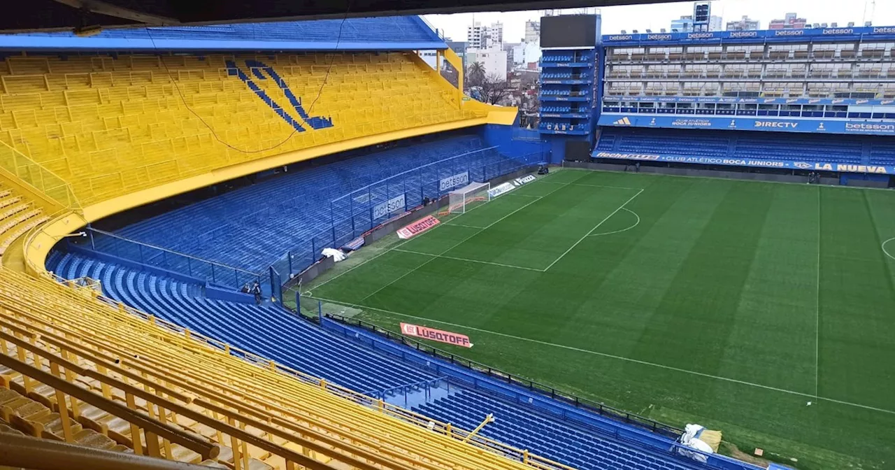 Video: así está el césped de la Bombonera en la previa de Boca-Rosario Central