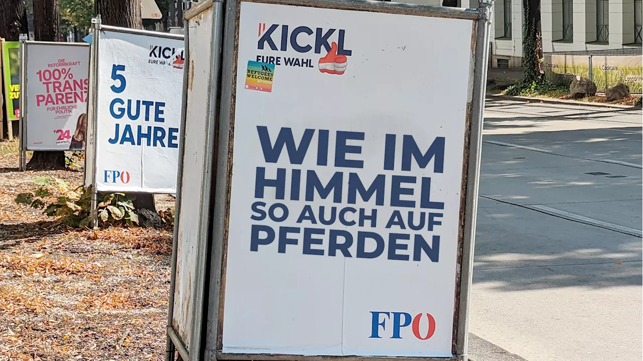 FPÖ-Plakatserie: Kickl Unser