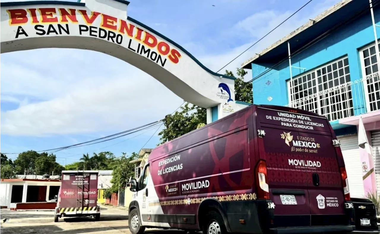 Expiden más de 53 mil licencias de conducir a través de unidades móviles en los 125 municipios del Edomex