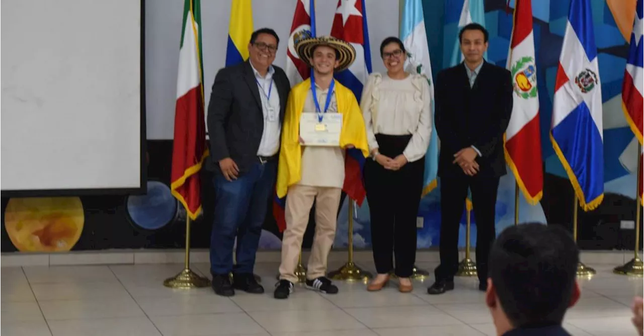 El antioqueño Camilo Betancur le trajo oro a Colombia en las Olimpiadas Centroamericanas de Física