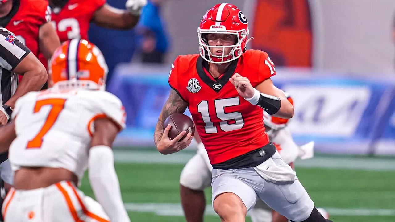 Carson Beck, No. 1 Georgia manhandle No. 14 Clemson