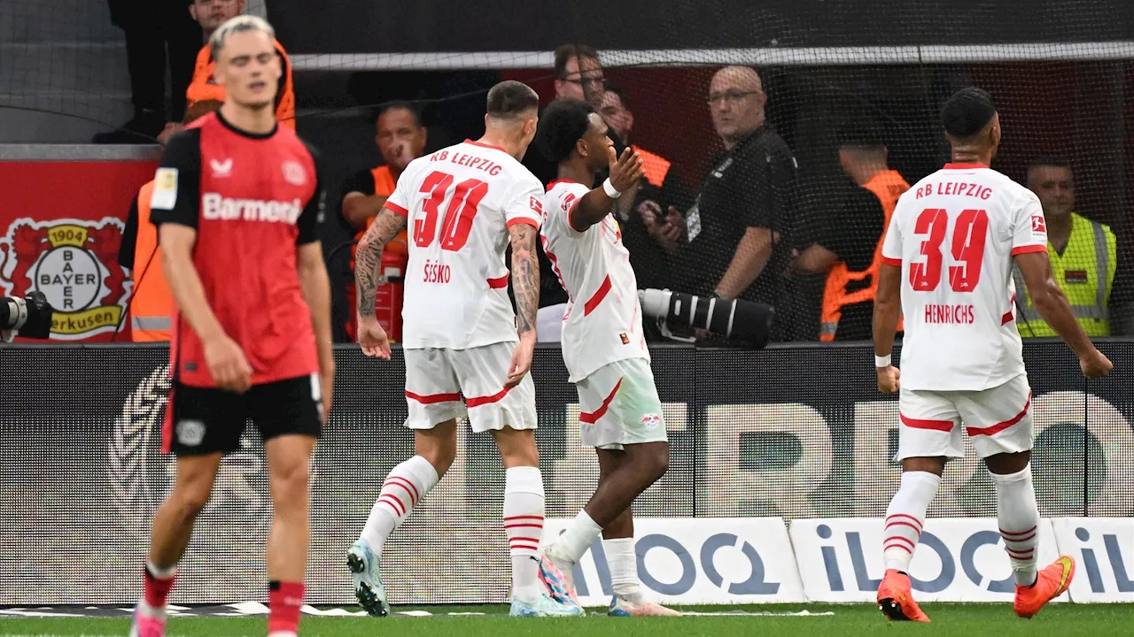 Bayer 04 Leverkusen verspielt gegen RB Leipzig erneut 2:0-Führung und verliert erstmals Bundesliga-Spiel seit Mai 2023