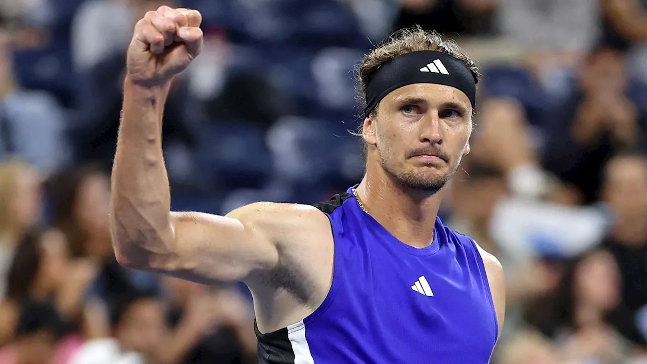 US Open: Alexander Zverev fightet sich in hart umkämpfter Nachtschicht gegen Tomas Etcheverry ins Achtelfinale