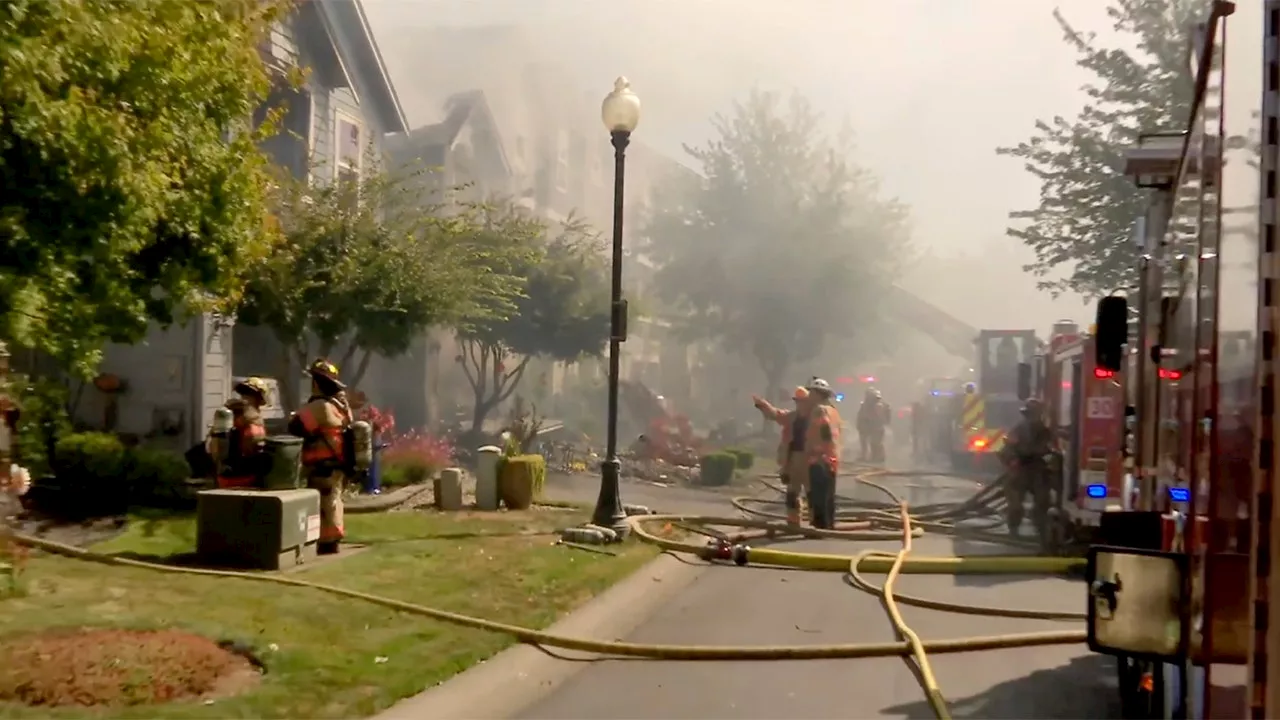 Small plane crashes into residential neighborhood in Oregon near Portland International Airport