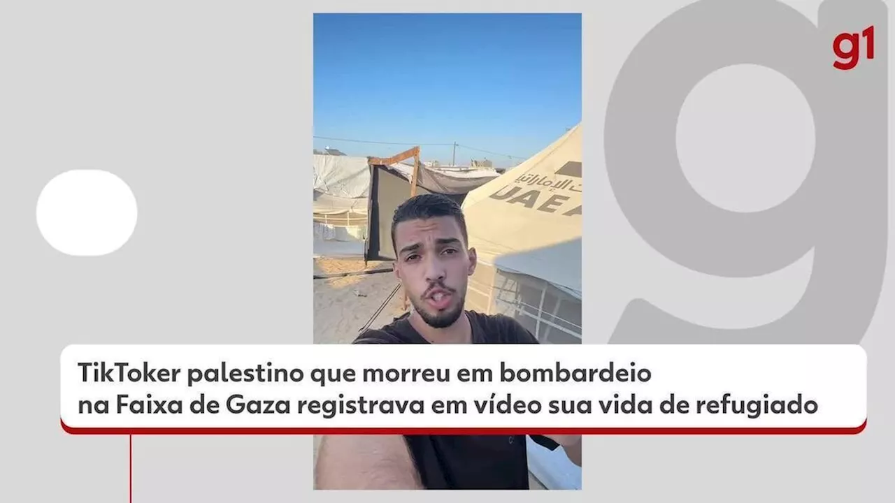 TikToker palestino que mostrava rotina dentro da Faixa de Gaza morre em bombardeio