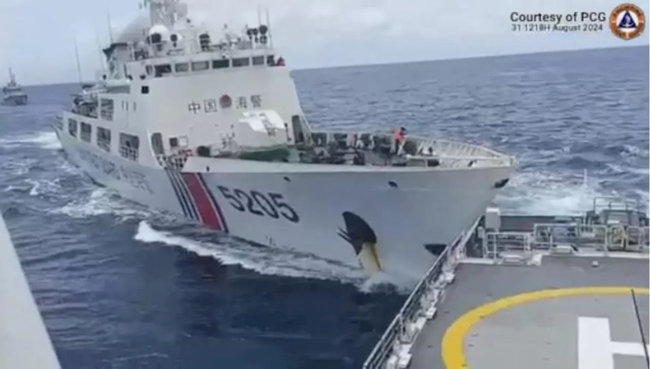 Chinese Coast Guard 'intentionally' rammed BRP Teresa Magbanua in Escoda Shoal — PCG