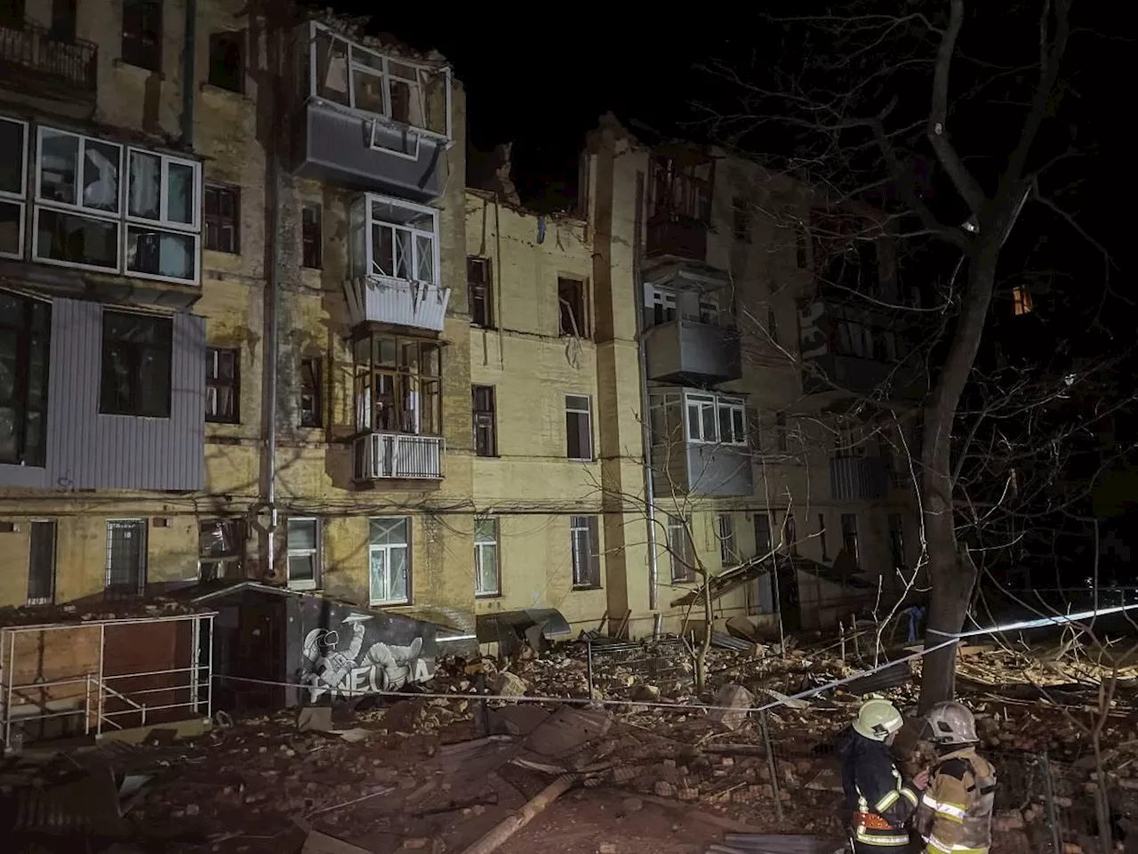 Russian bomb hits high-rise building in Ukraine's Kharkiv, killing seven