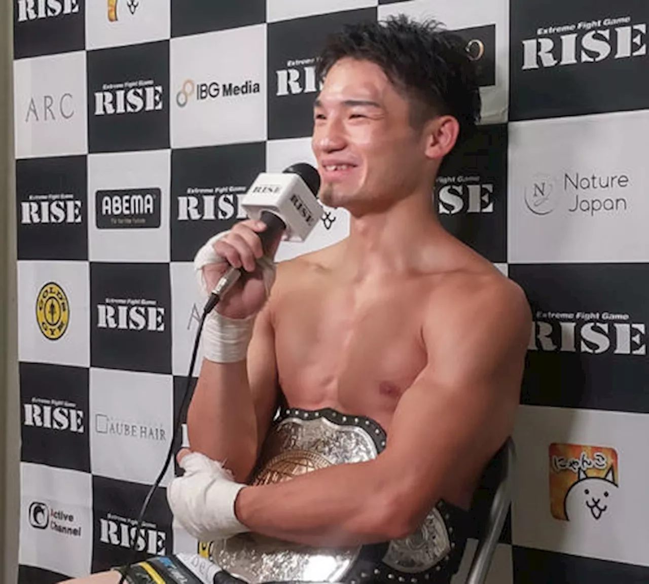 【RISE】大崎孔稀３−０で大森隆之介破り初防衛「なめないでください」年内にもONEデビューか