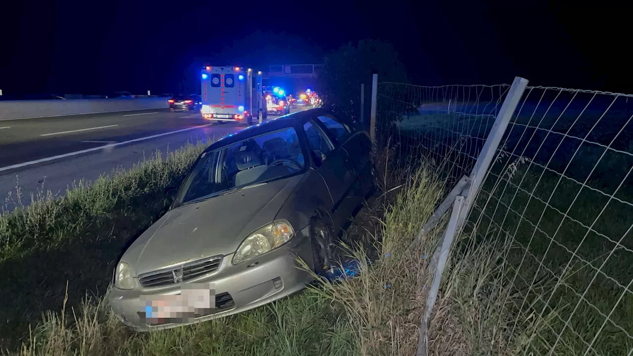 Unfall bei St. Pölten - Honda-Fahrer haut nach Crash auf A1 einfach ab