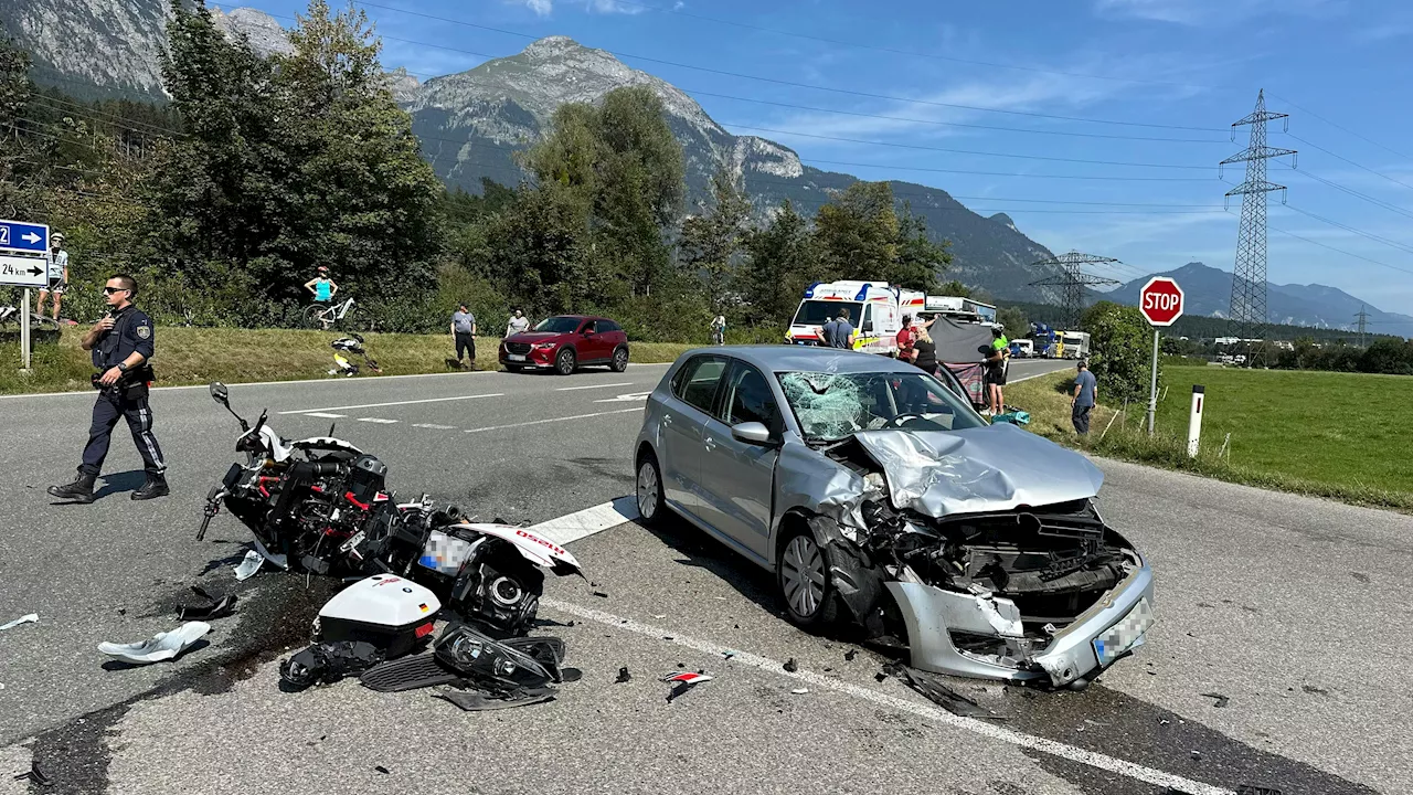 Unfall in Strass im Zillertal - Unternehmer stirbt bei Biker-Crash in Tirol