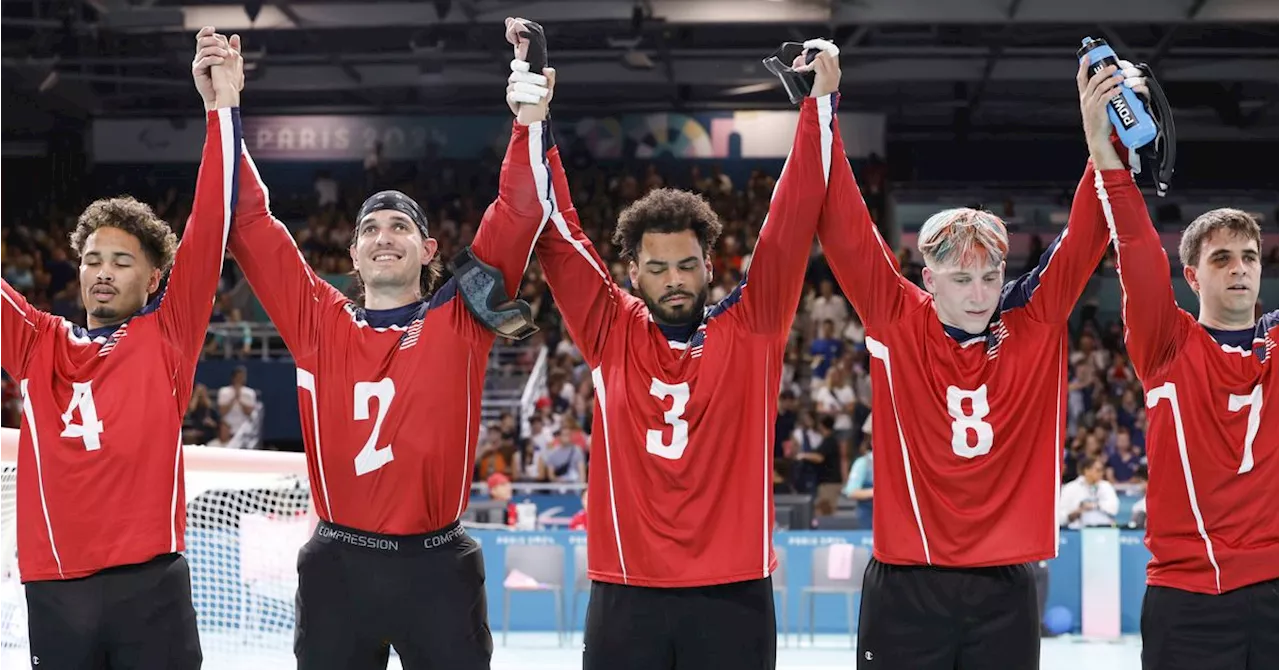 U.S. Men's Goalball Nabs First Victory At Paris Paralympics