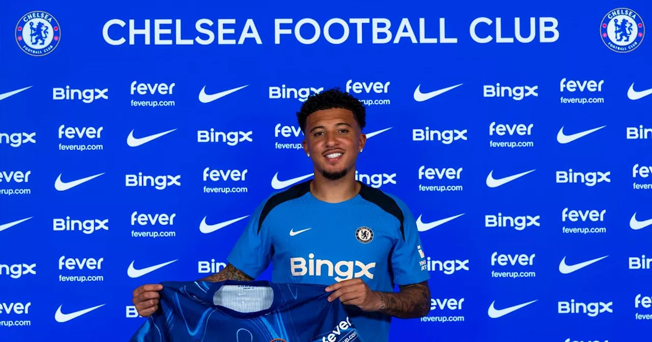 Man Utd belatedly announce Jadon Sancho's Chelsea transfer with brief statement