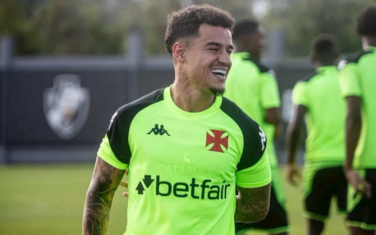 Coutinho será desfalque do Vasco diante do Vitória, pelo Brasileirão