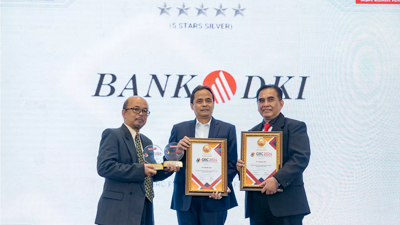 Selamat, Bank DKI Raih 3 Penghargaan di GRC & Performance Excellence Award 2024