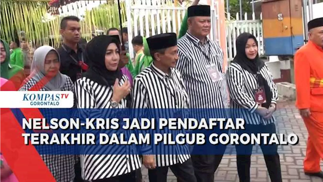 Bapaslon Nelson Pomalingo dan Kris Wartabone Jadi Pendaftar Terakhir Dalam Pilgub Gorontalo