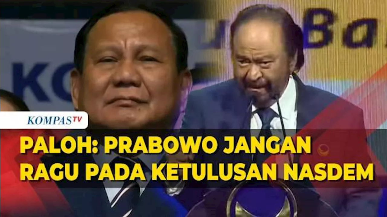 [FULL] Surya Paloh di Penutupan Kongres III NasDem: Prabowo Jangan Ragukan Ketulusan NasDem