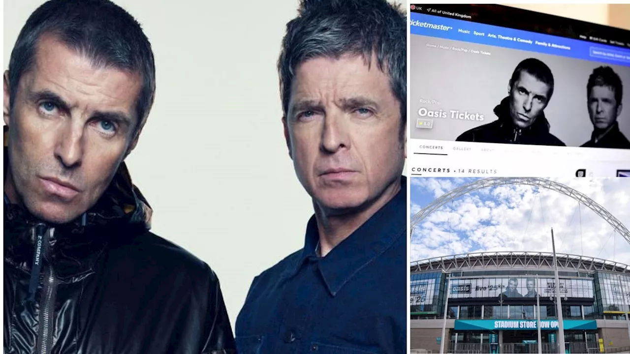 Oasis fans rush to secure tickets amid website crash - as band issues warning against reselling