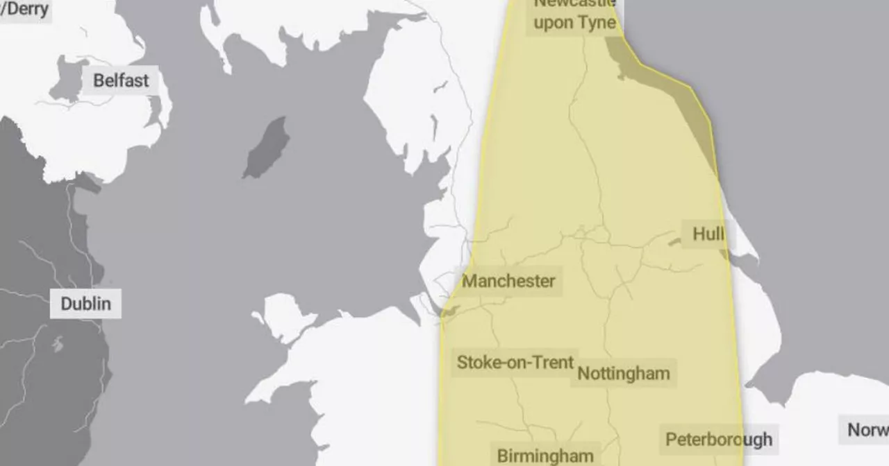 Met Office warning as thunderstorms to hit Yorkshire