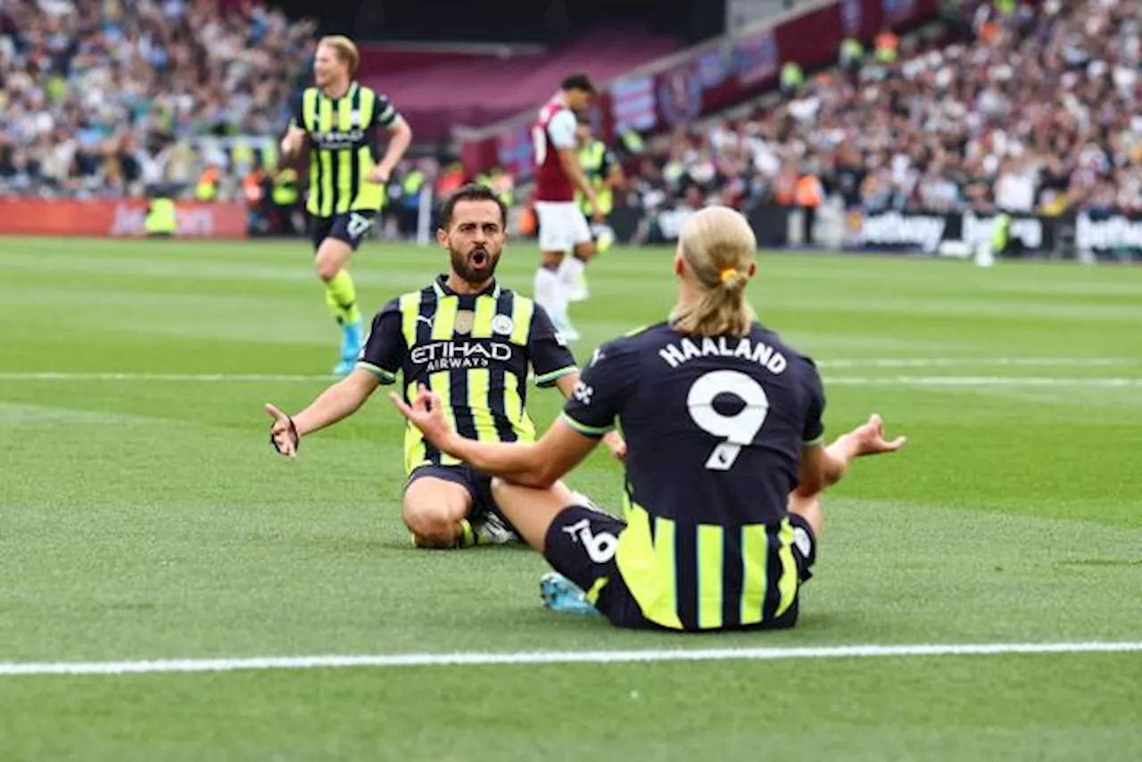 Premier League : Manchester City gagne à West Ham et prend deux points d'avance sur Arsenal