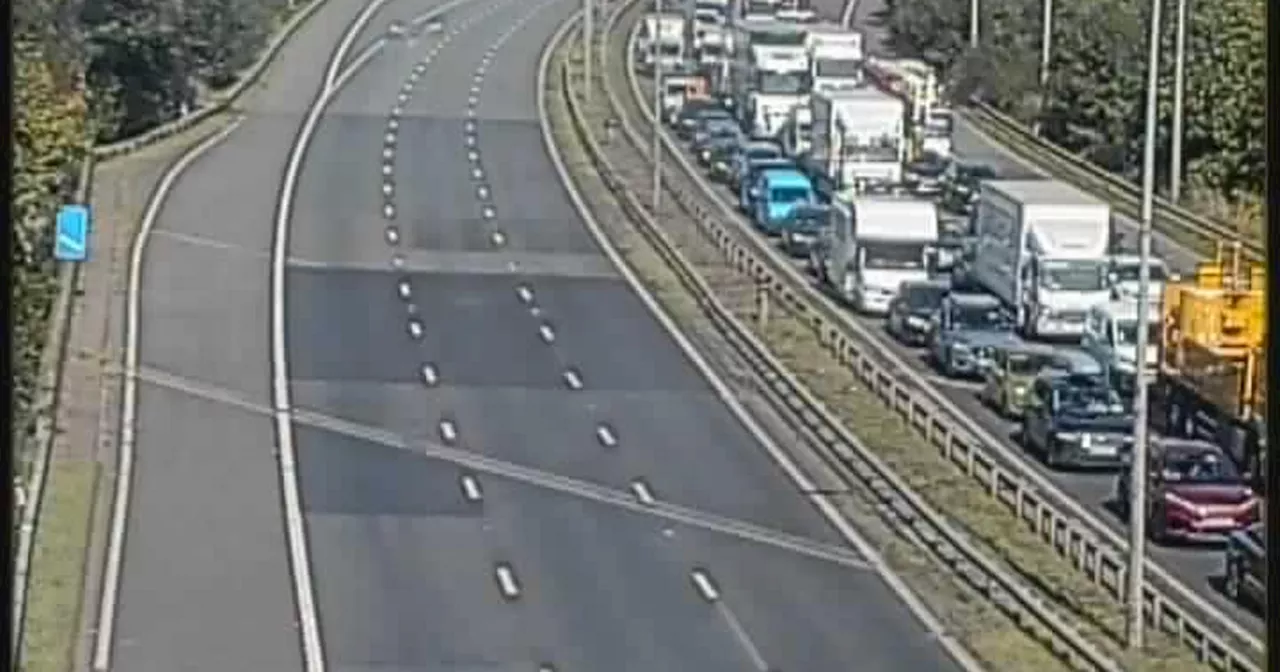 Seven injured in M6 crash between lorry, car and campervan