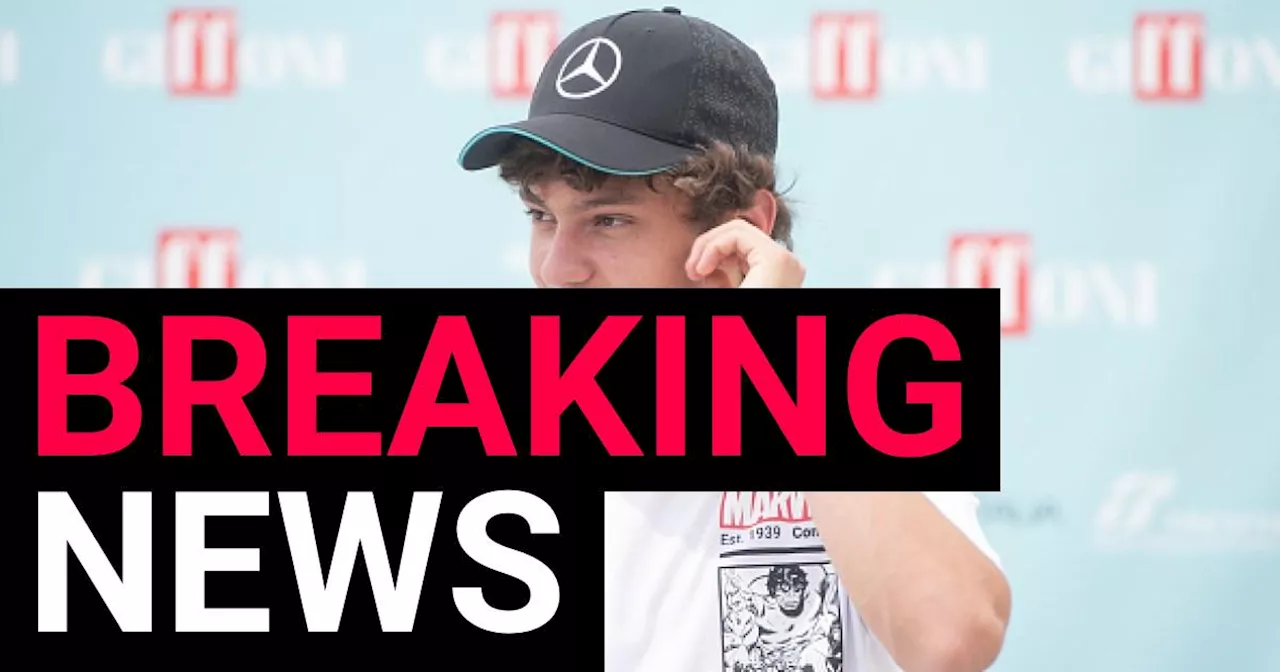 Andrea Kimi Antonelli confirmed as Lewis Hamilton's Mercedes F1 replacement