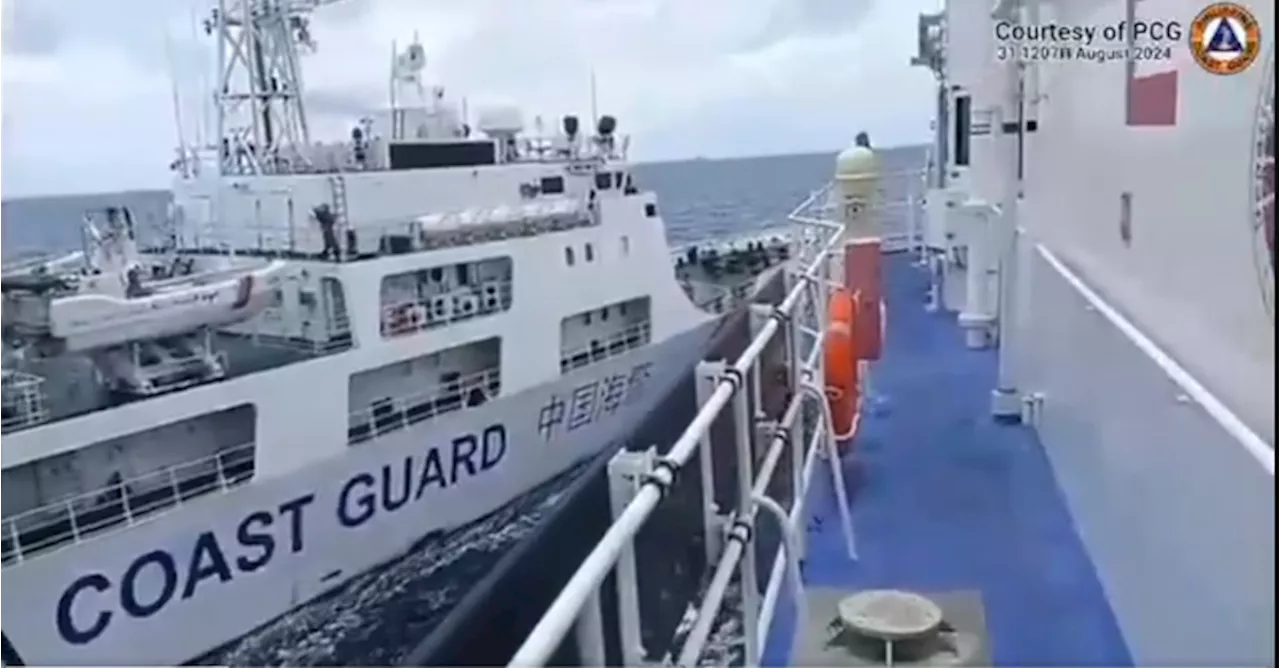 China vessel deliberately rams PCG ship thrice in Escoda