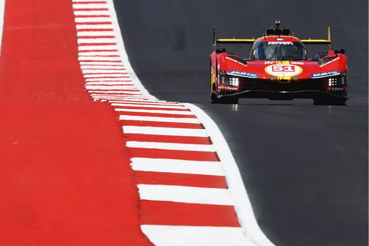 WEC COTA: Giovinazzi leads Ferrari 1-2 in FP2