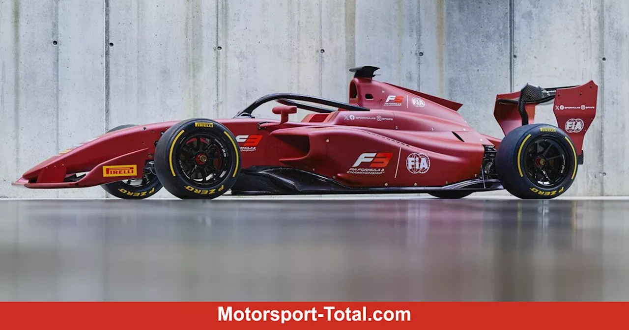 Neues Formel-3-Auto ab 2025: 'Perfektes Werkzeug' für F1-Vorbereitung