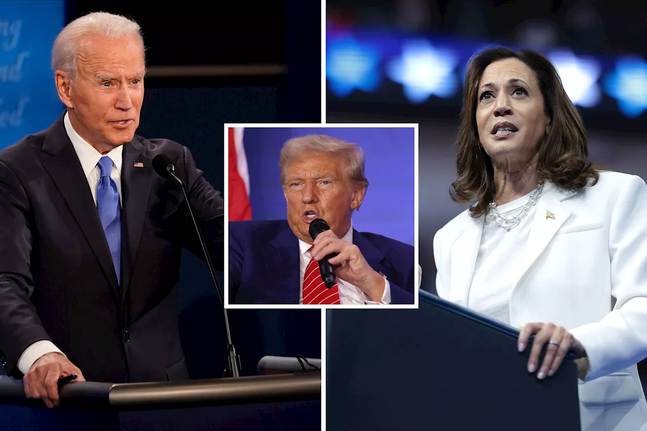 Kamala Harris' Polling Compared to Joe Biden's in 2020