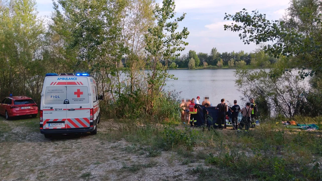 Person in Seebarner Schottergrube tödlich verunglückt