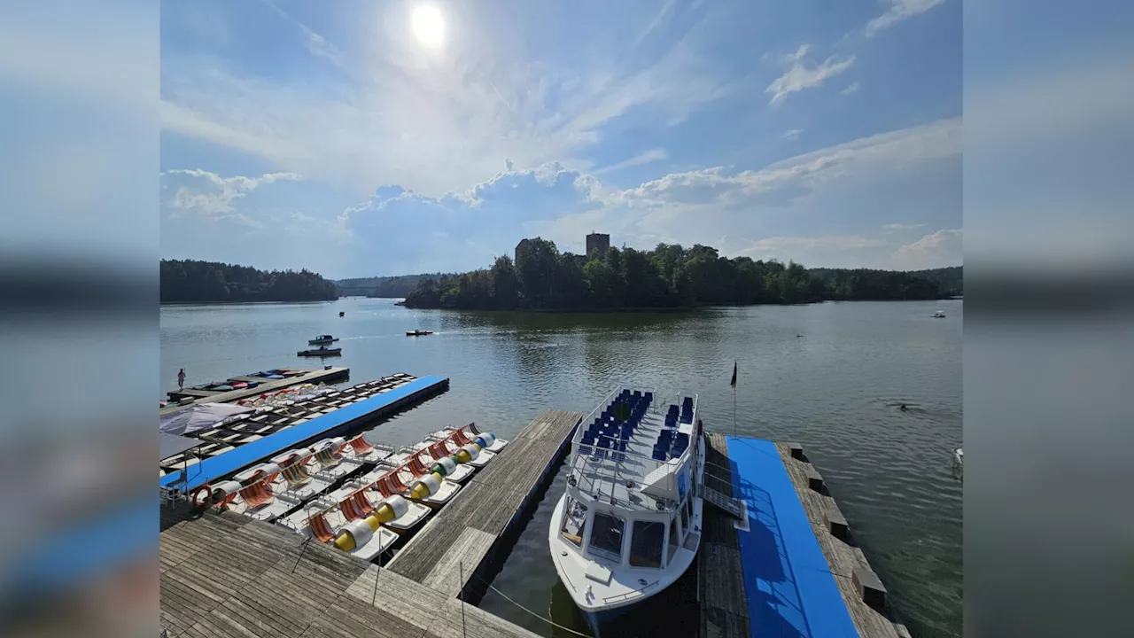 Stausee Ottenstein: Wasser (noch) ausgezeichnet