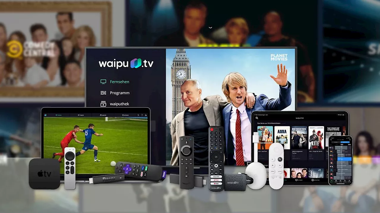 Letzte Chance: Bis morgen: Ein Jahr Waipu.tv gratis + Wow-Live-Sport