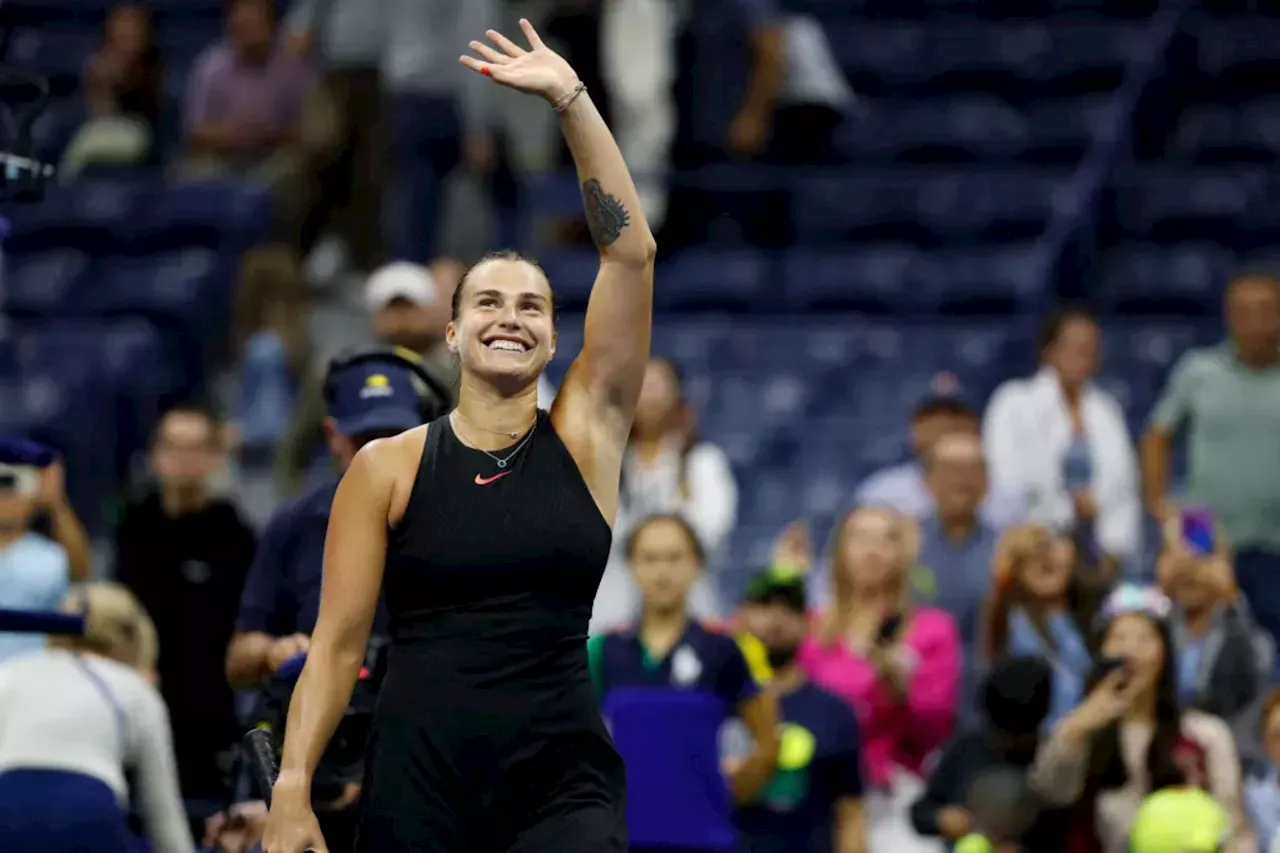 Sports Aryna Sabalenka wins lateststarting match in US Open history