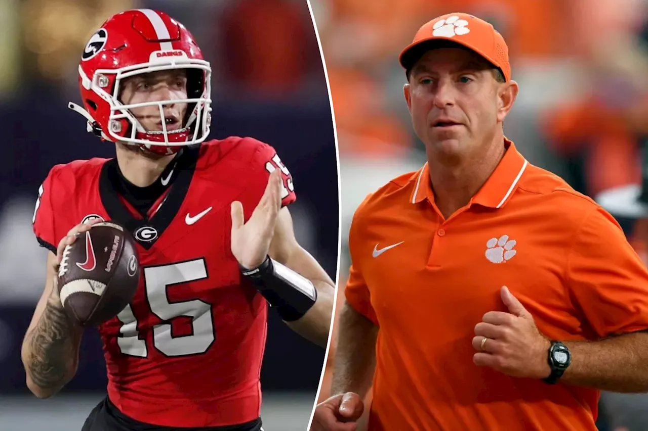 College football: Mighty Georgia to open vs. once-mighty Clemson