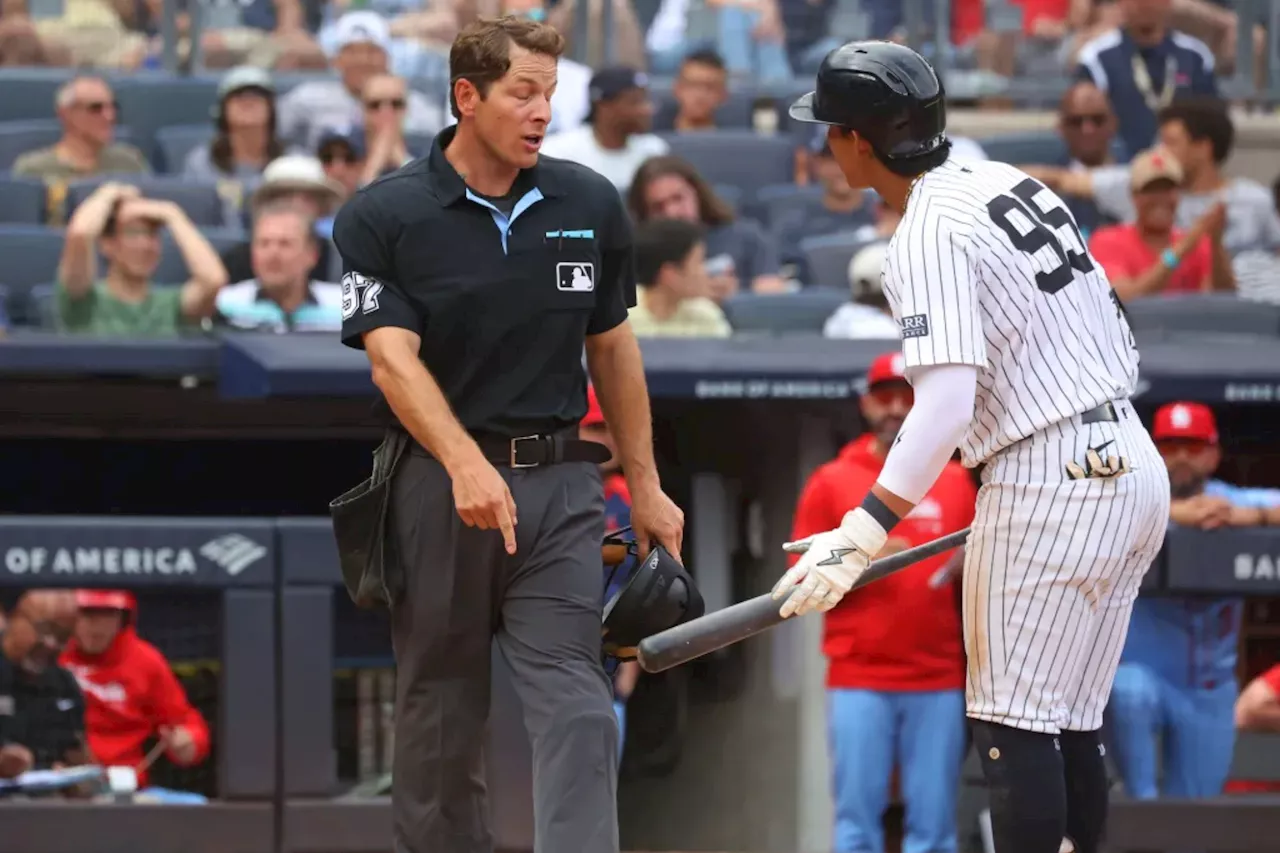 Yankees' Oswaldo Cabrera takes pitch-clock violation at worst possible time