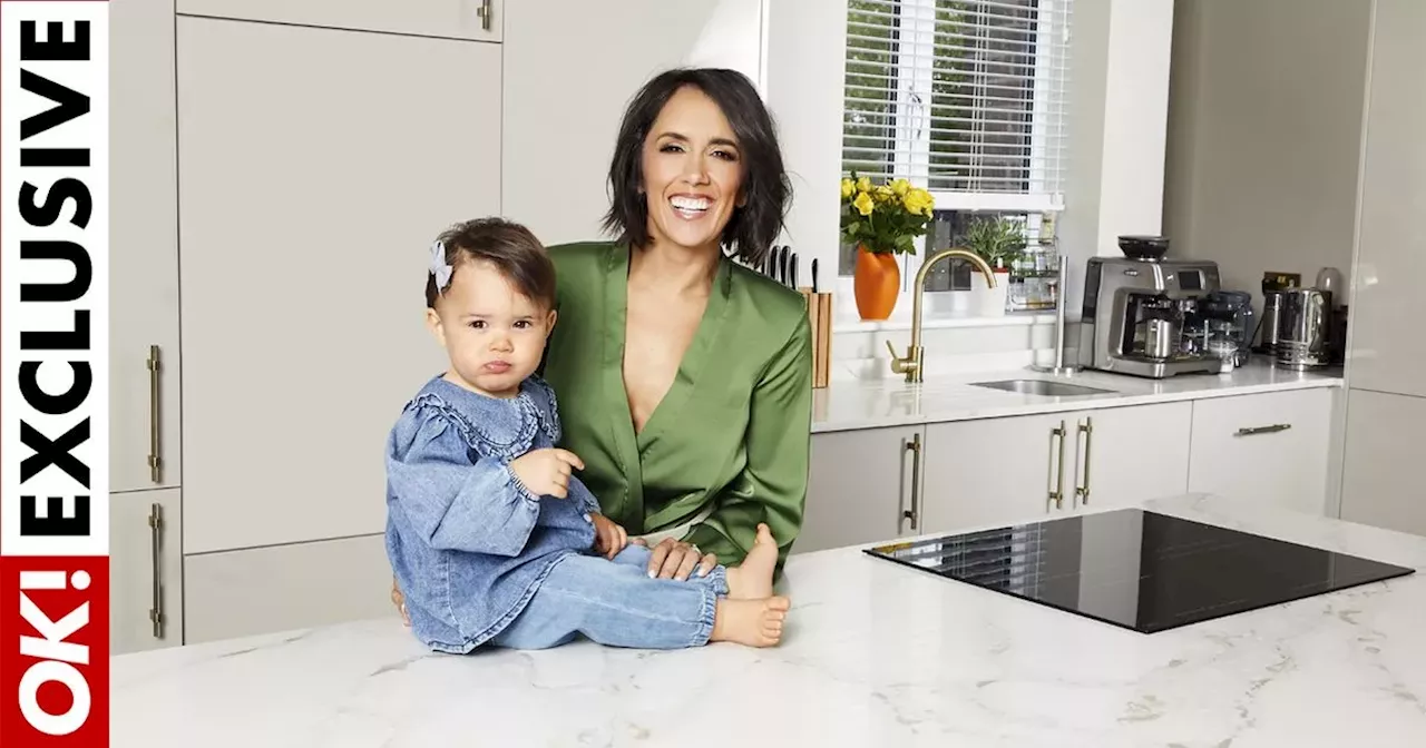 Janette Manrara at home with Lyra - ‘Aljaž works 7 days a week, it’s difficult’