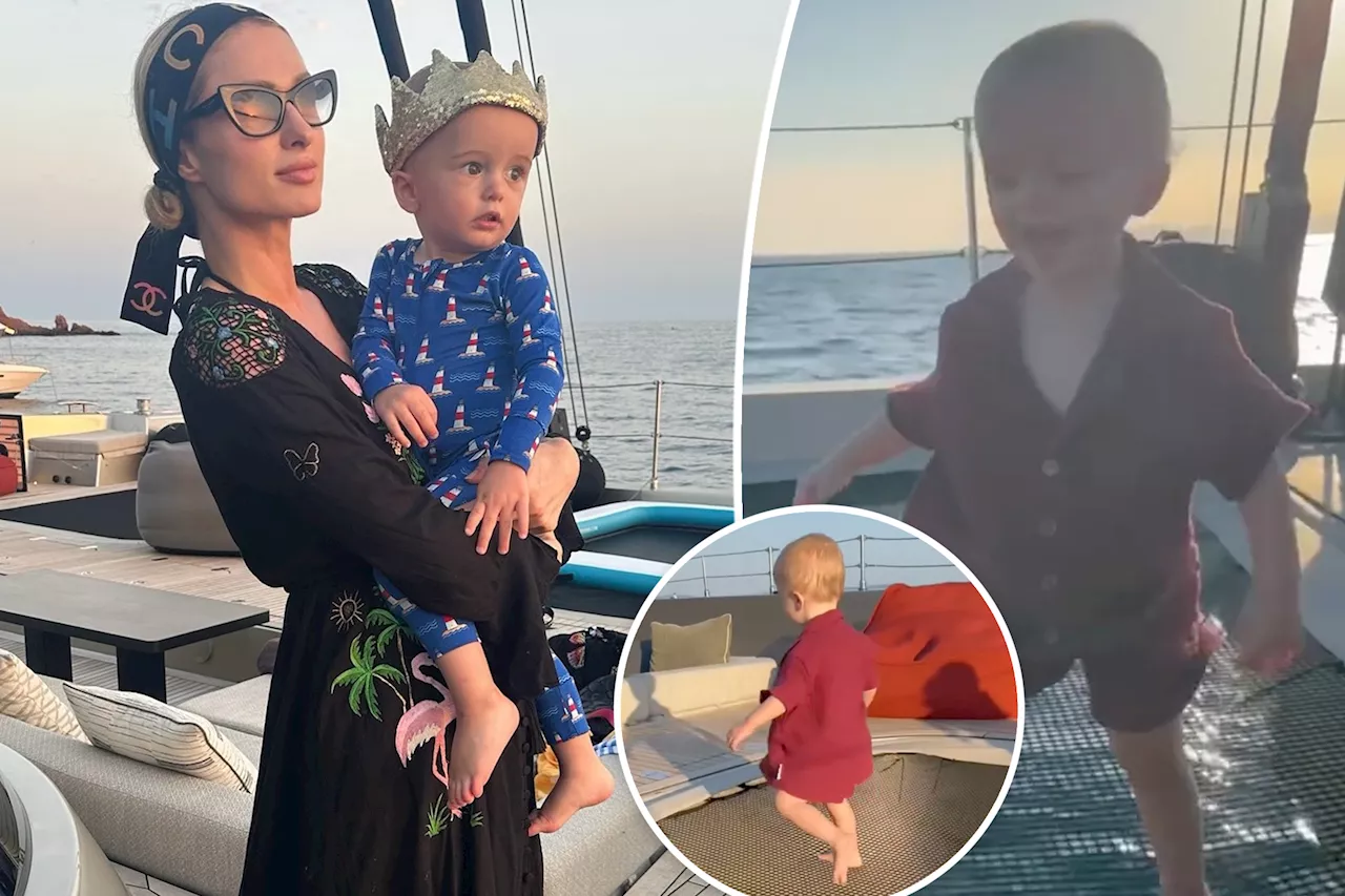 Paris Hilton defends not putting life jacket on 1-year-old son Phoenix while out at sea: 'It's a big boat'