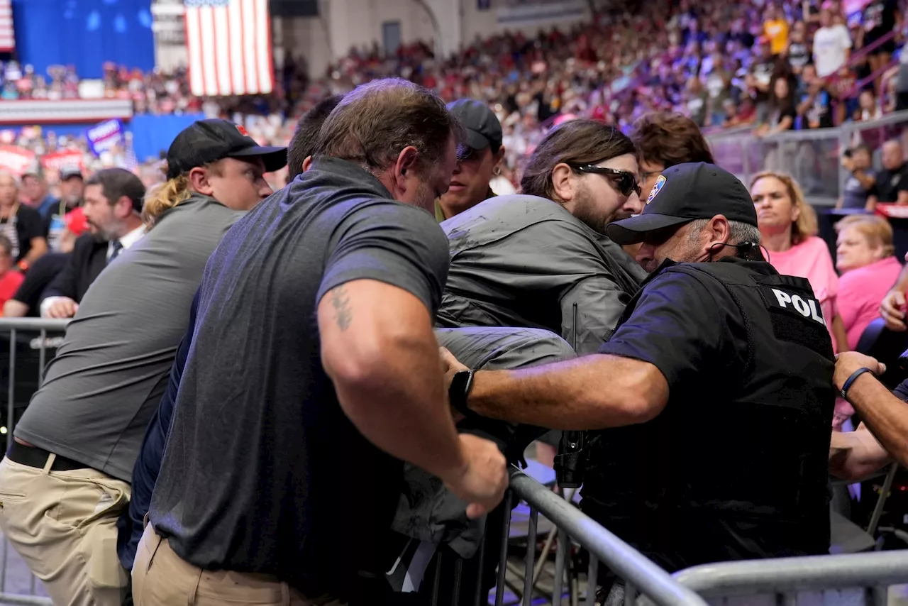 Trump rally-goer to be charged for rushing media section in Pa.: police