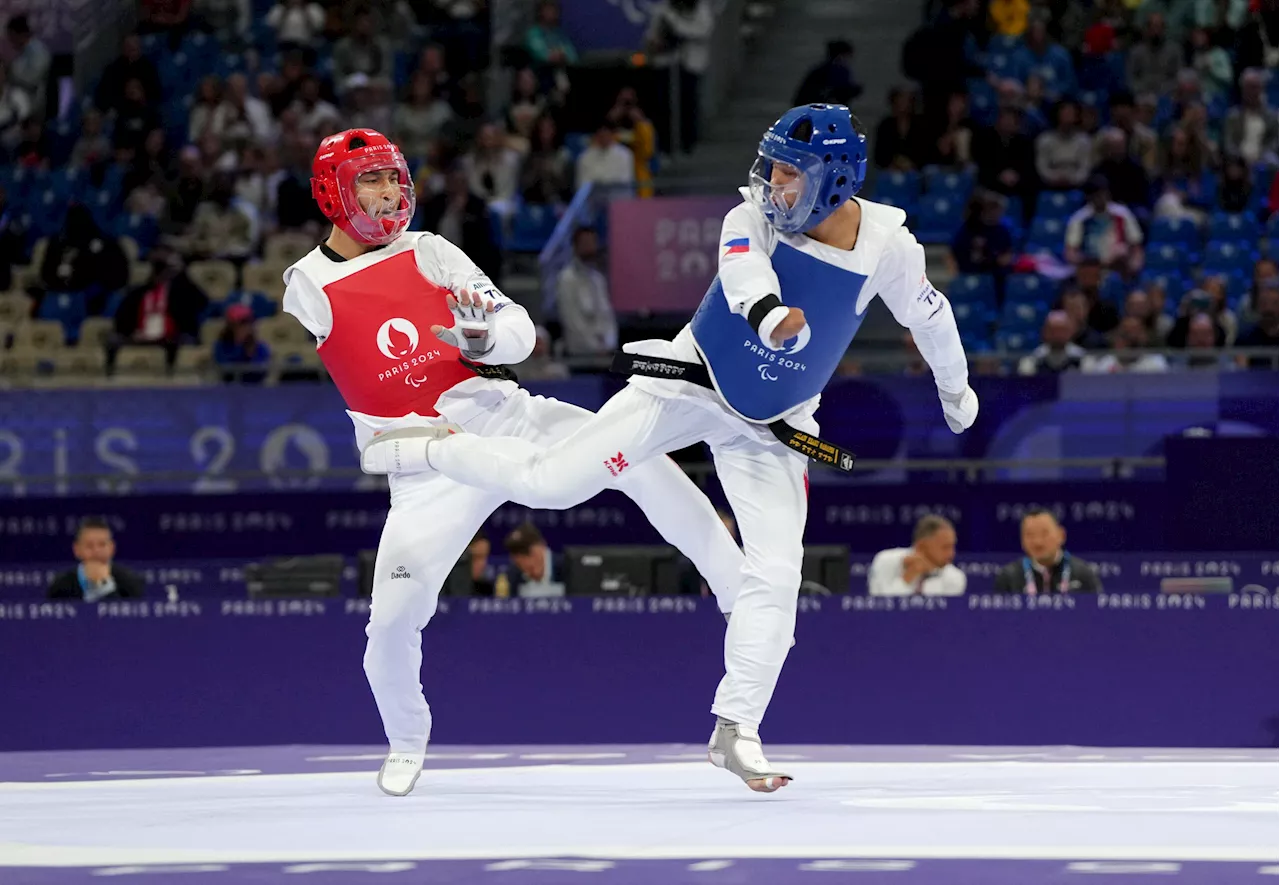 Allain Ganapin ends thrilling Paris para taekwondo run in round of 16