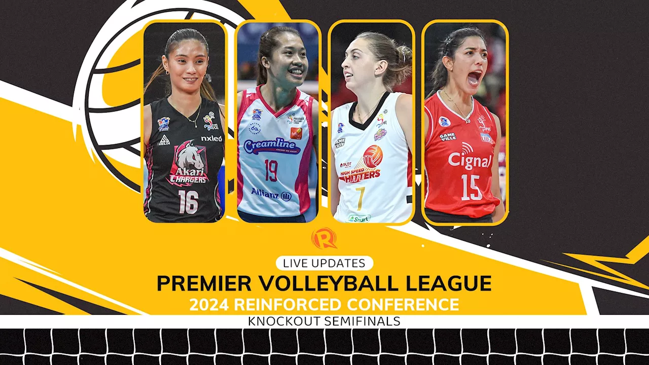 LIVE UPDATES: 2024 PVL Reinforced Conference knockout semifinals