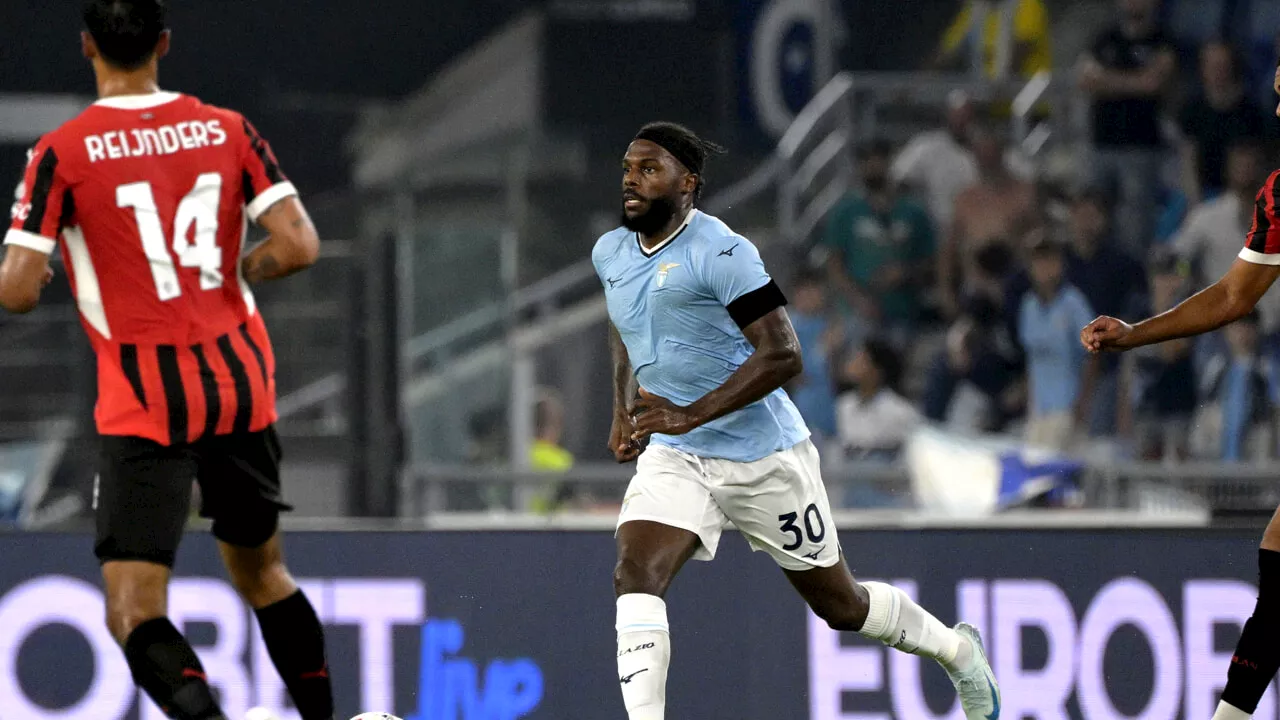 Lazio-Milan 2-2: Nuno Tavares un treno, Provedel a vuoto