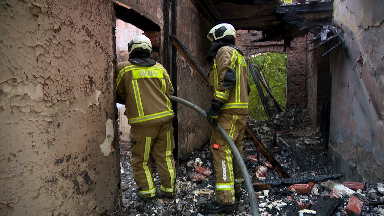 Incendie à Doische: l'ancienne poudrière s'est embrasée, des renforts appelés