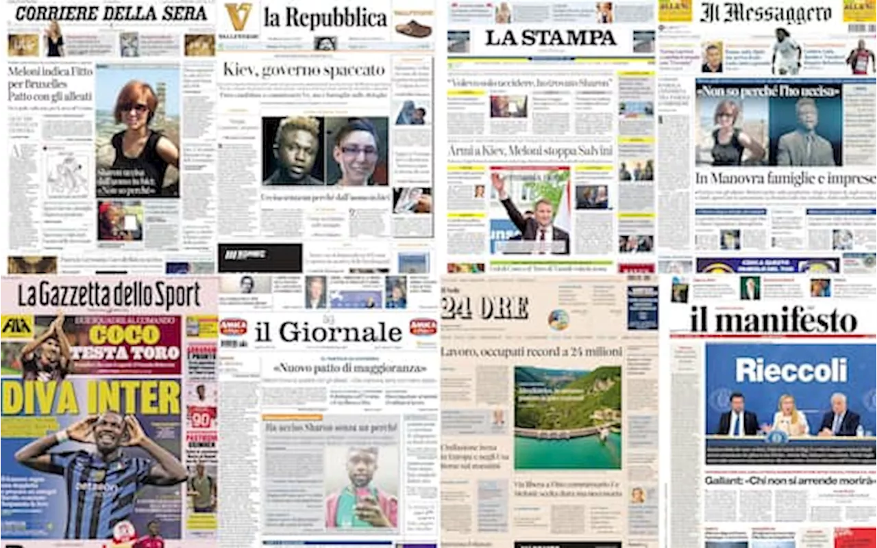 Le prime pagine dei quotidiani di oggi 31 agosto: la rassegna stampa di Sky TG24